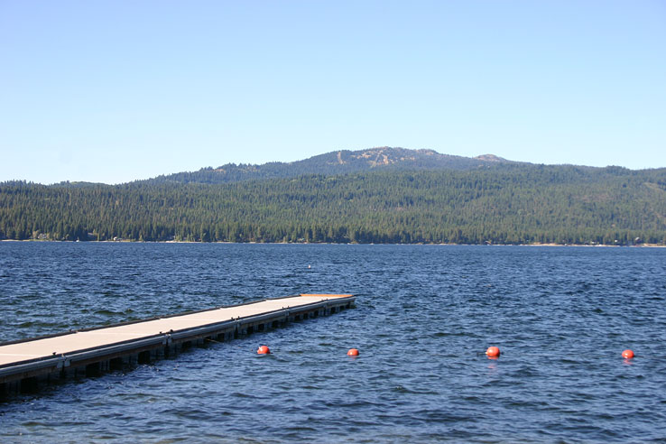 View of Brundage Mountain from Art Roberts Park