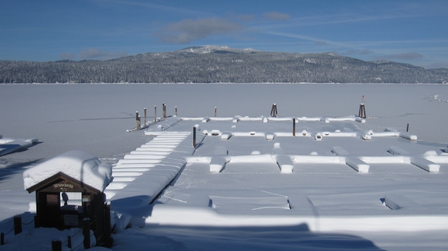 View of Brundage Mountain and frozen Payette Lake from our office at McCall Real Estate View of Brundage Mountain and frozen Payette Lake from our office at McCall Real Estate